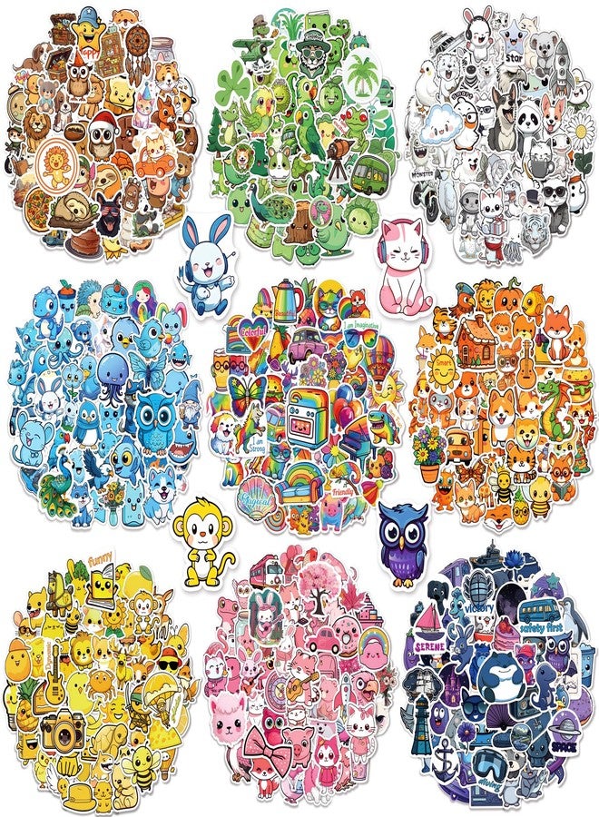 Eternity sky 1200PCS Water Bottle Cute Animal Stickers for Kids Classroom - Waterproof Vinyl Sticker Bulk Pack for Adults Girls Boys Teens - Image 1